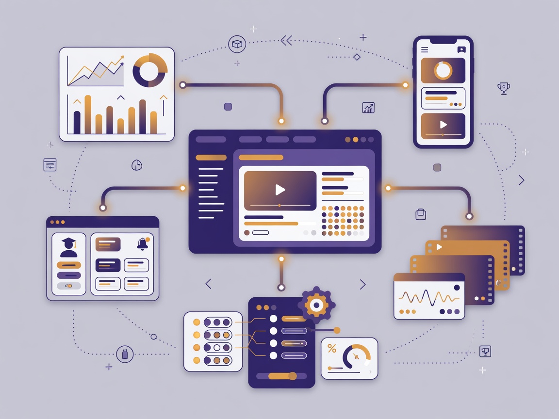 E-learning technology platform ecosystem